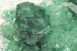 Green, Fluorescent, Cubic Fluorite Crystals - Madagascar #210469-4